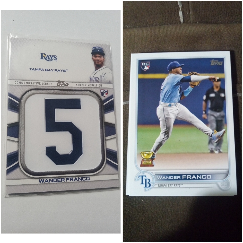 Wander Franco relic /image variation Rc